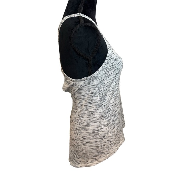 Lululemon Athletica | Racerback Tank Top Split Back | Space Dye - Black / White - Picture 4 of 5
